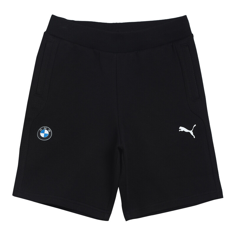 

PUMA BMW M Motorsport Printed Youth Sweat Shorts, Black