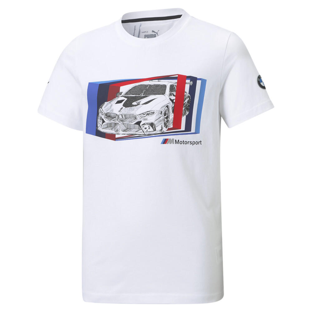 фото Детская футболка bmw m motorsport car graphic youth tee puma