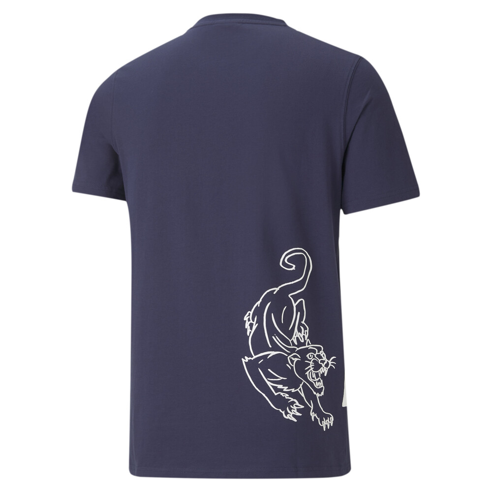 

PUMA - male - Футболка Franchise Graphic Men' Basketball Tee – Peacoat –, Синий