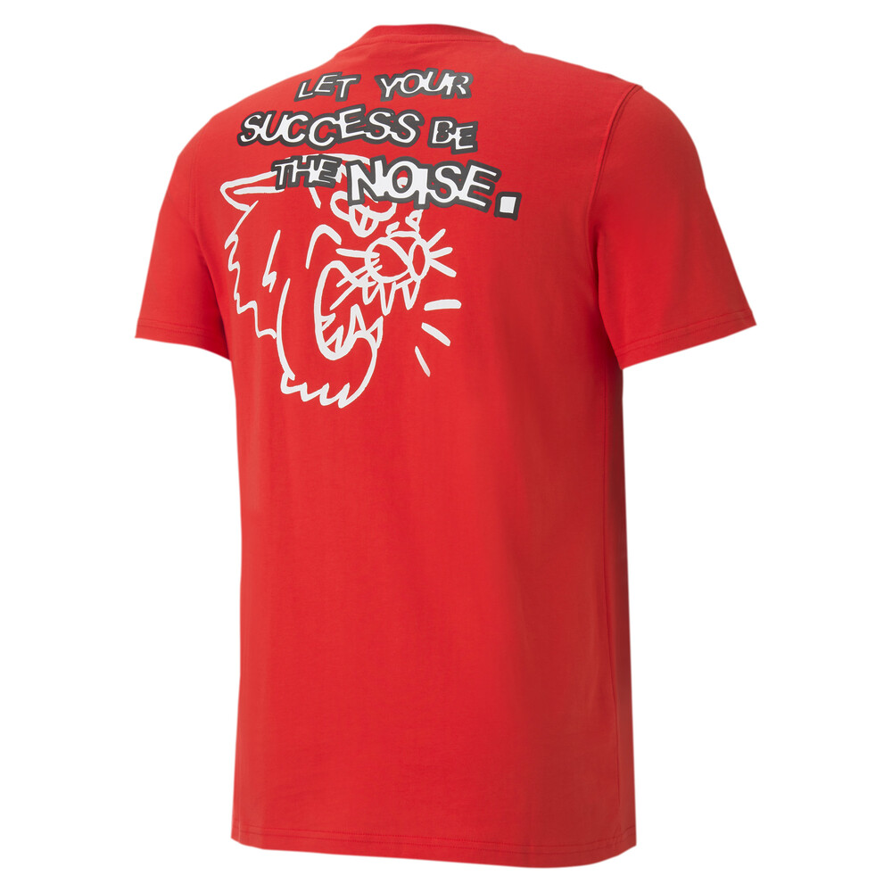 

PUMA - male - Футболка Franchise Graphic Men' Basketball Tee – High Risk Red –, Красный