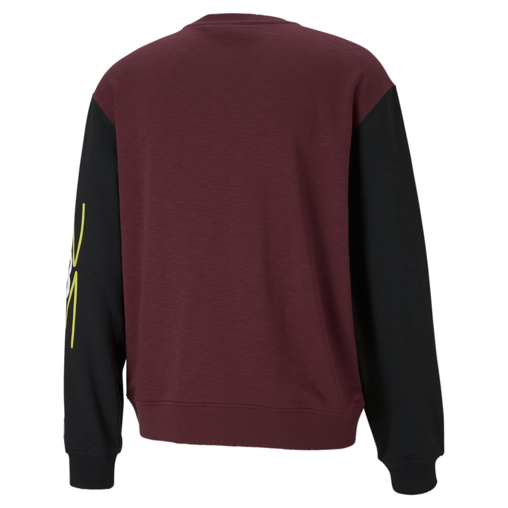 фото Толстовка colour blocked crew neck men's basketball sweatshirt puma