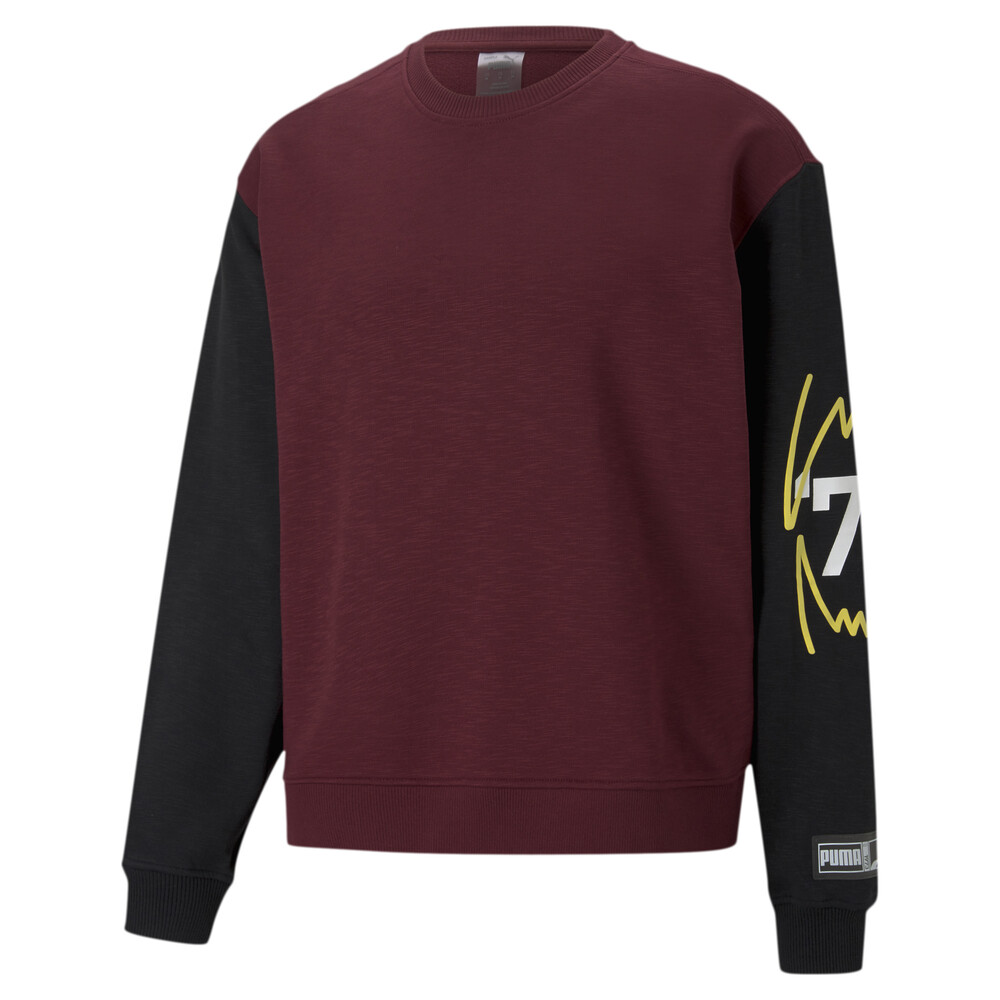 фото Толстовка colour blocked crew neck men's basketball sweatshirt puma