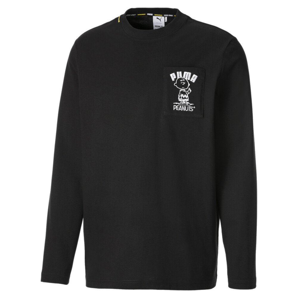 фото Футболка с длинным рукавом puma x peanuts long sleeve men's tee