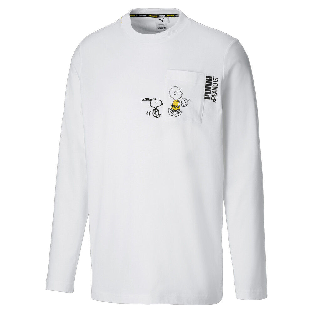 фото Футболка с длинным рукавом puma x peanuts long sleeve men's tee