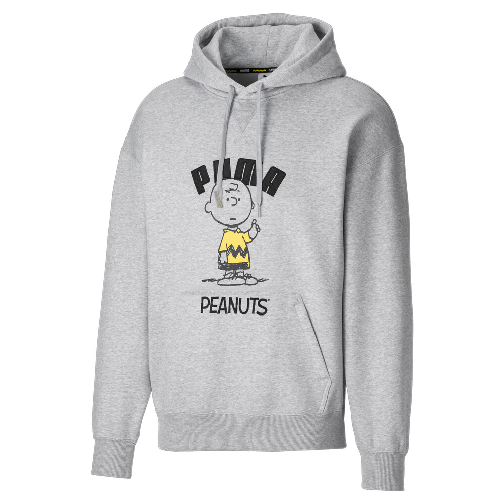 PUMA x PEANUTS Men's Hoodie Black PUMA