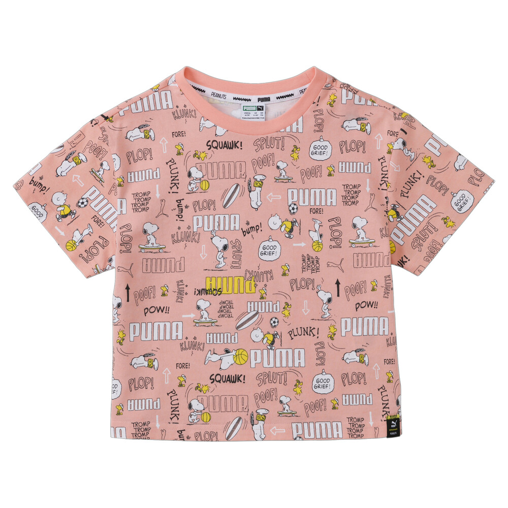 фото Детская футболка puma x peanuts printed kids' tee