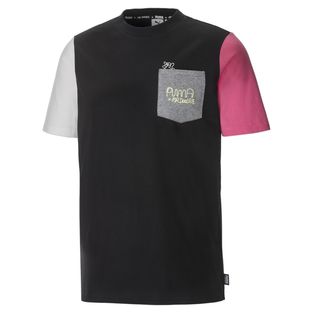 фото Футболка puma x mr doodle colourblock men's tee