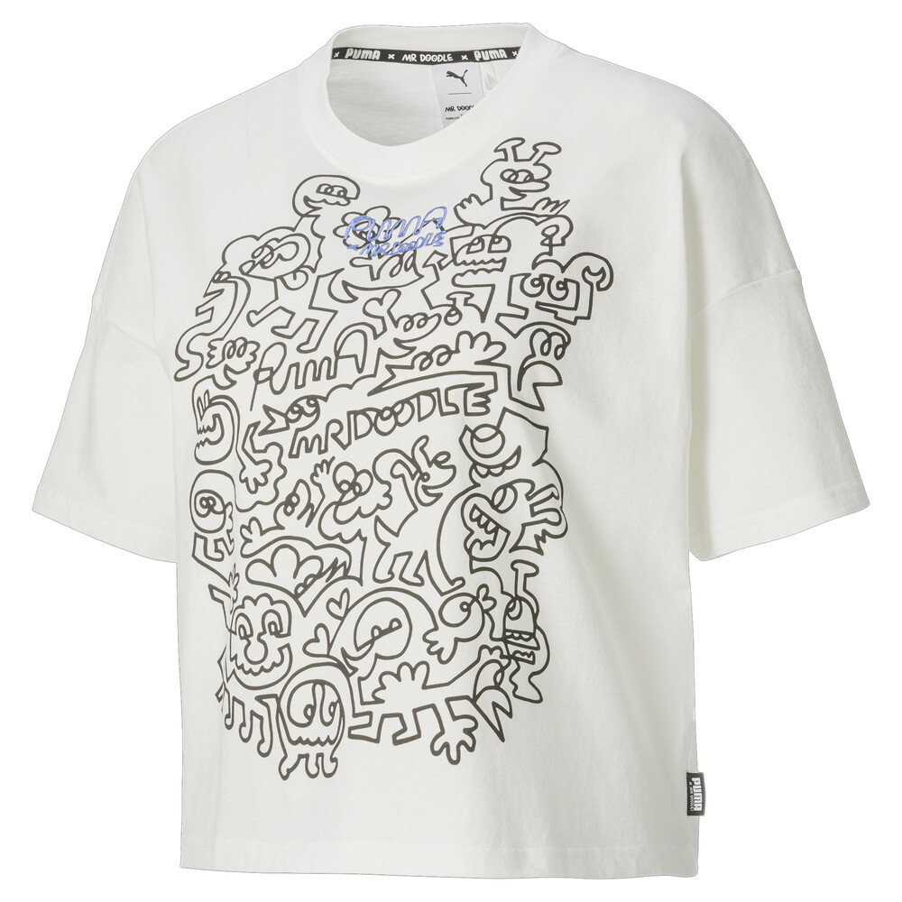 фото Футболка puma x mr doodle women's loose tee