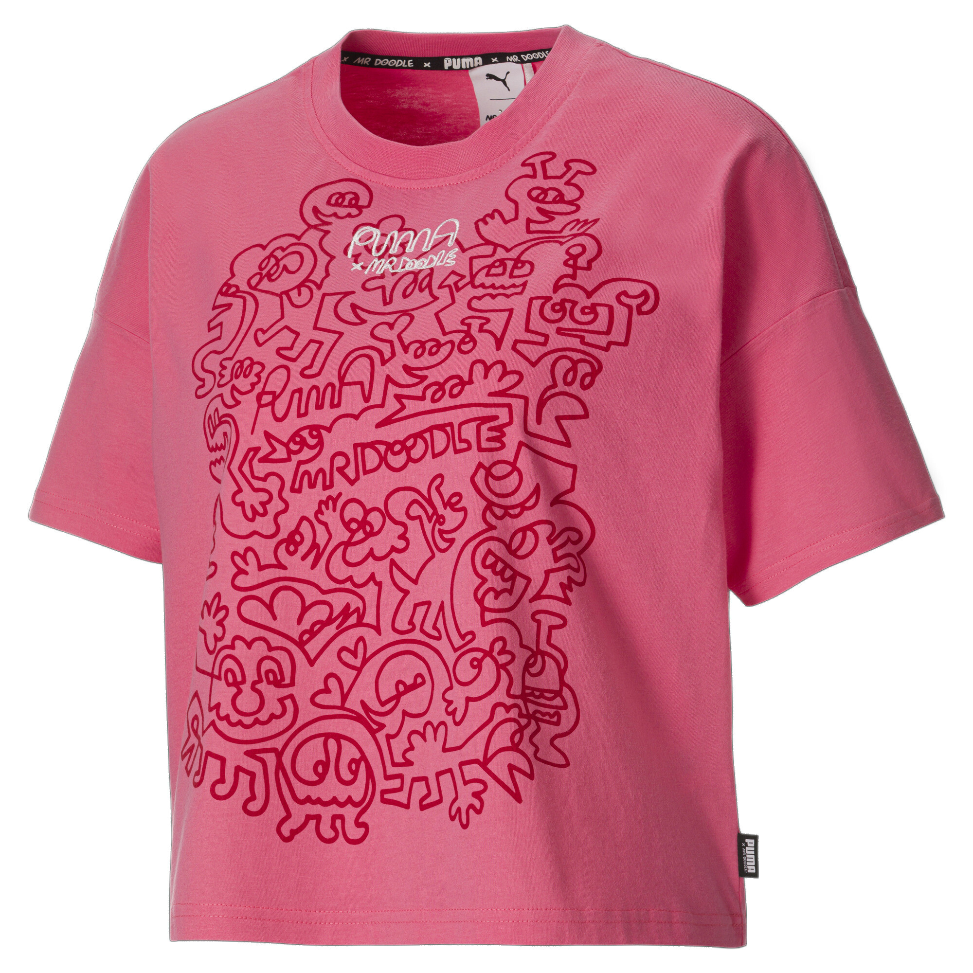 【プーマ公式通販】 プーマ PUMA x MR DOODLE ウィメンズ ルーズ Tシャツ ウィメンズ Bubblegum ｜PUMA.com