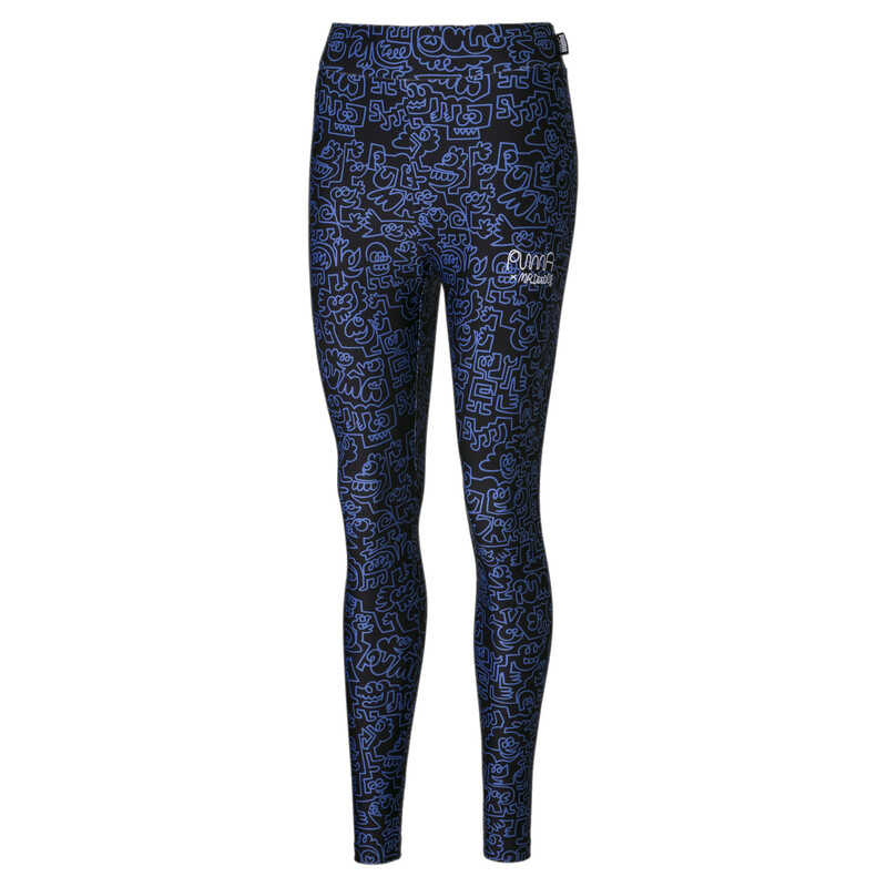 Women's PUMA X MR DOODLE Printed Leggings, Black