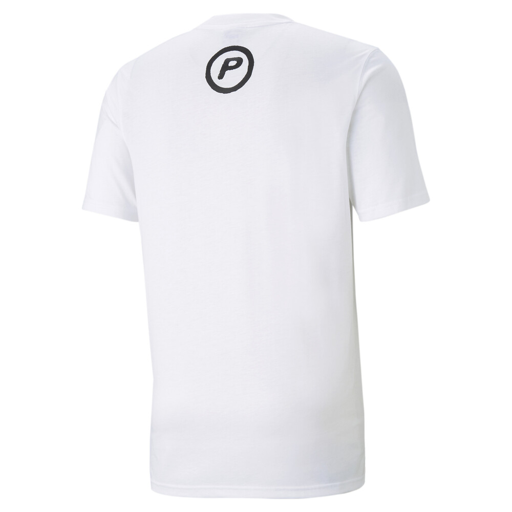 

PUMA - male - Футболка Back P Short Sleeve Men's Basketball Tee – Puma White –, Белый