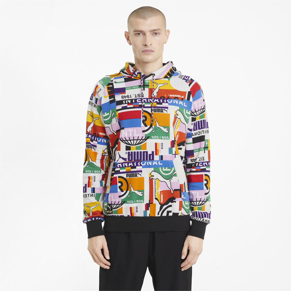 фото Толстовка puma international printed men's hoodie