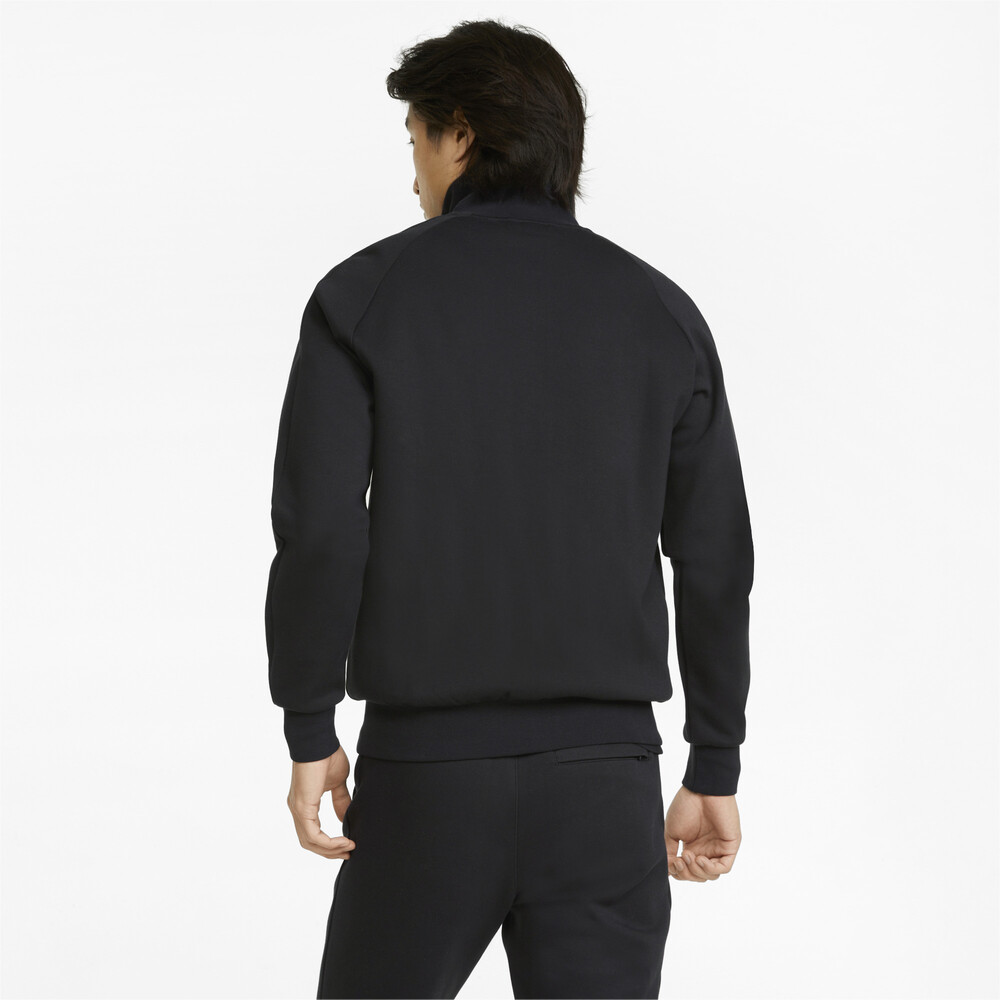 Iconic T7 Double Knit Men's Track Jacket | Black - PUMA
