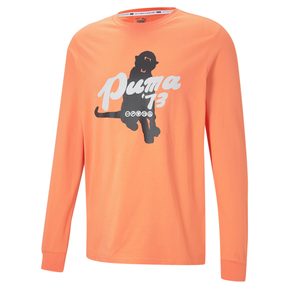 фото Футболка с длинным рукавом q1 fran long sleeve men's basketball tee puma