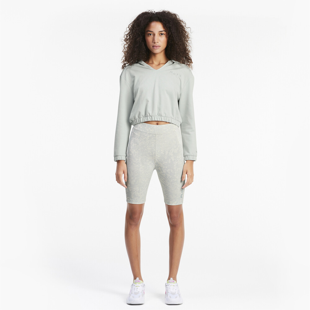 фото Толстовка cropped women's hoodie puma