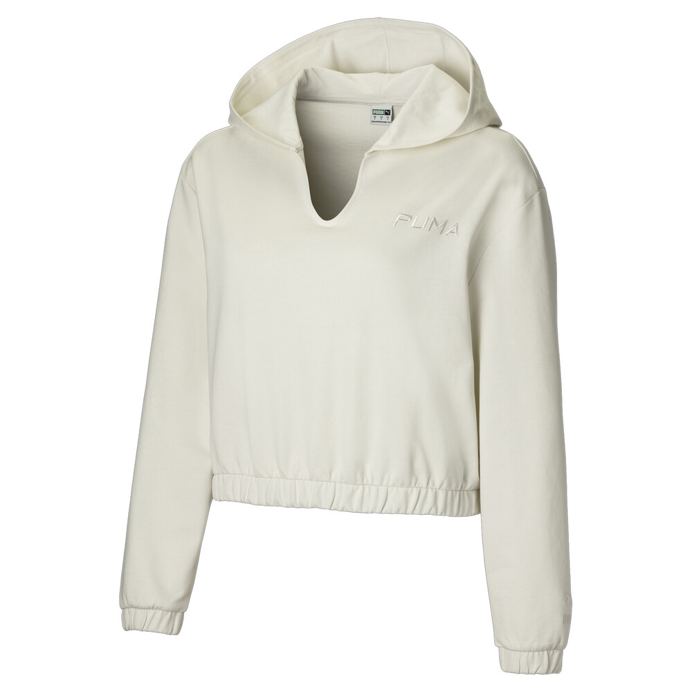 фото Толстовка cropped women's hoodie puma