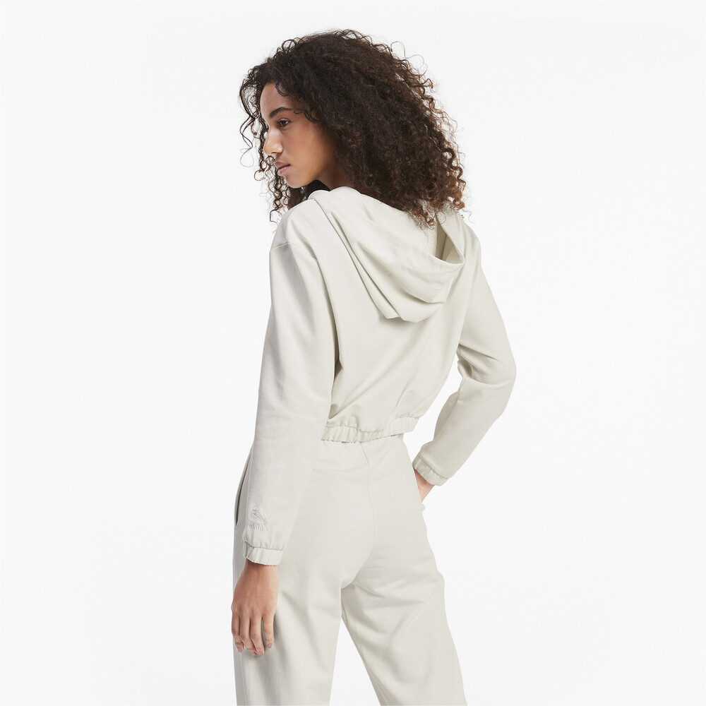 фото Толстовка cropped women's hoodie puma