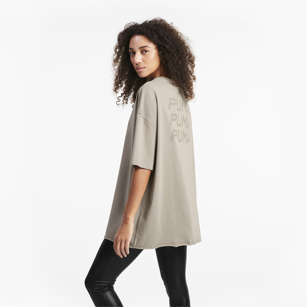 

PUMA - female - Футболка Oversized Women's Tee – Atmosphere –, Коричневый