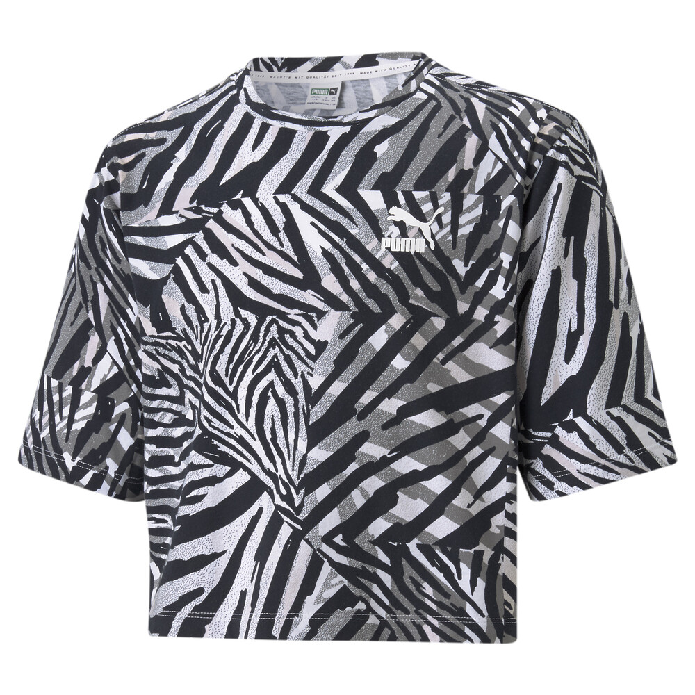 фото Детская футболка classics safari printed youth tee puma