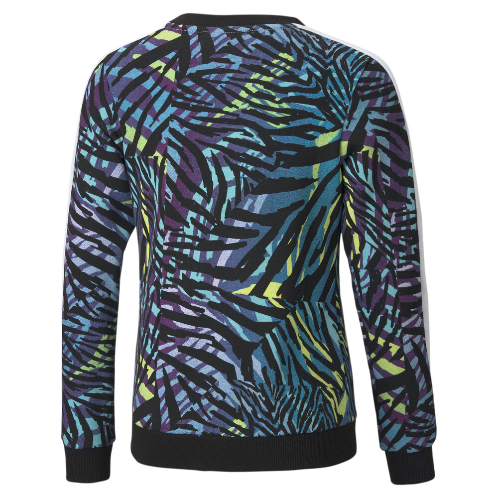 фото Детская толстовка classics t7 crew neck printed youth sweatshirt puma
