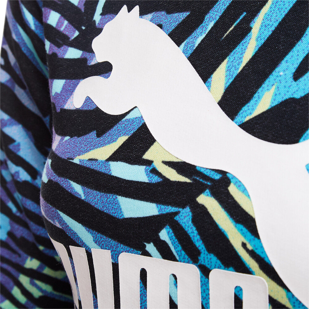 

PUMA - female - Детская толстовка Classics T7 Crew Neck Printed Youth Sweatshirt – Puma Black –, Черный