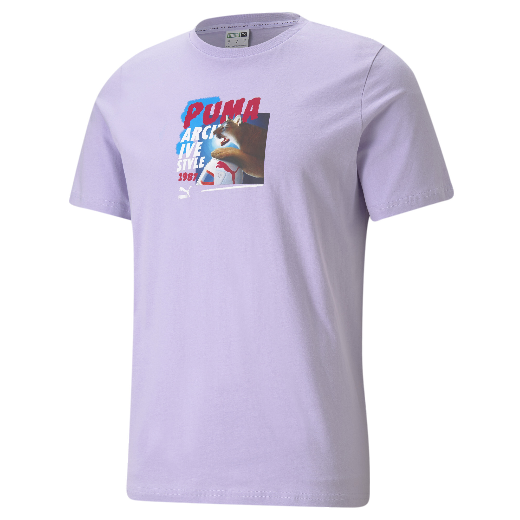 【プーマ公式通販】 プーマ グラフィック Tシャツ アーカイブ メンズ Light Lavender ｜PUMA.com