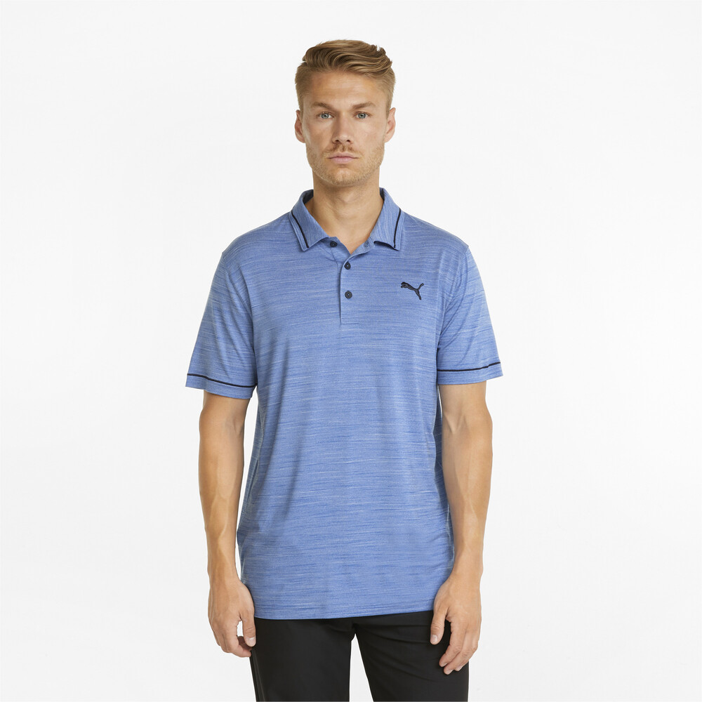 CLOUDSPUN Monarch Men's Golf Polo Shirt | Blue - PUMA