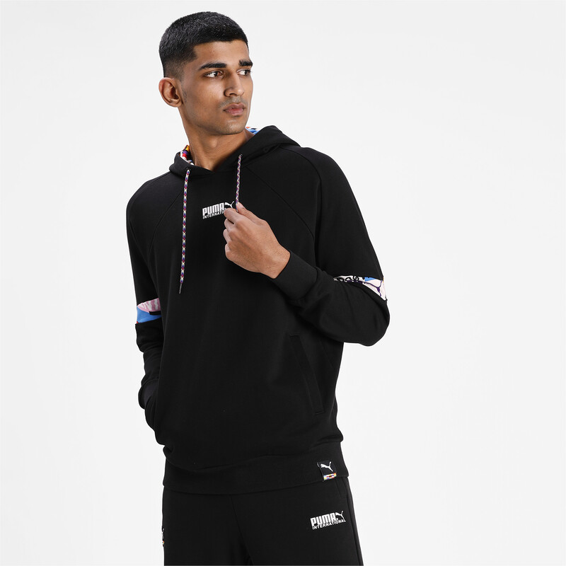 

Men's PUMA International Regular Fit Hoodie, Black