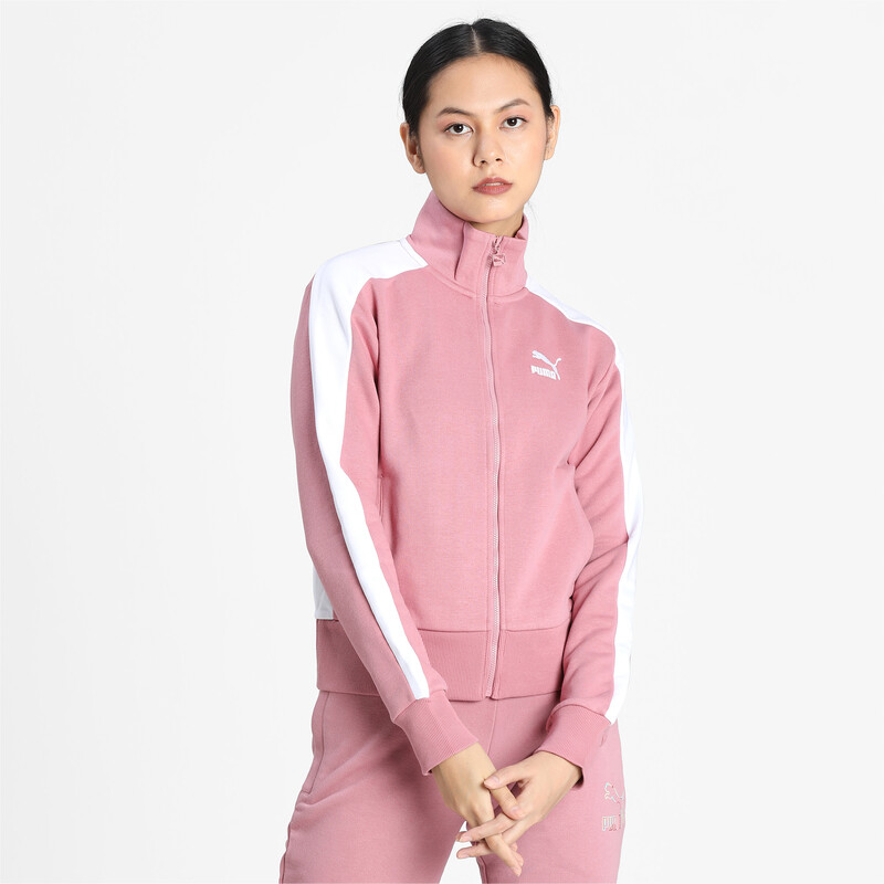 

Women's PUMA Classic T7 Track Jacket, Foxglove