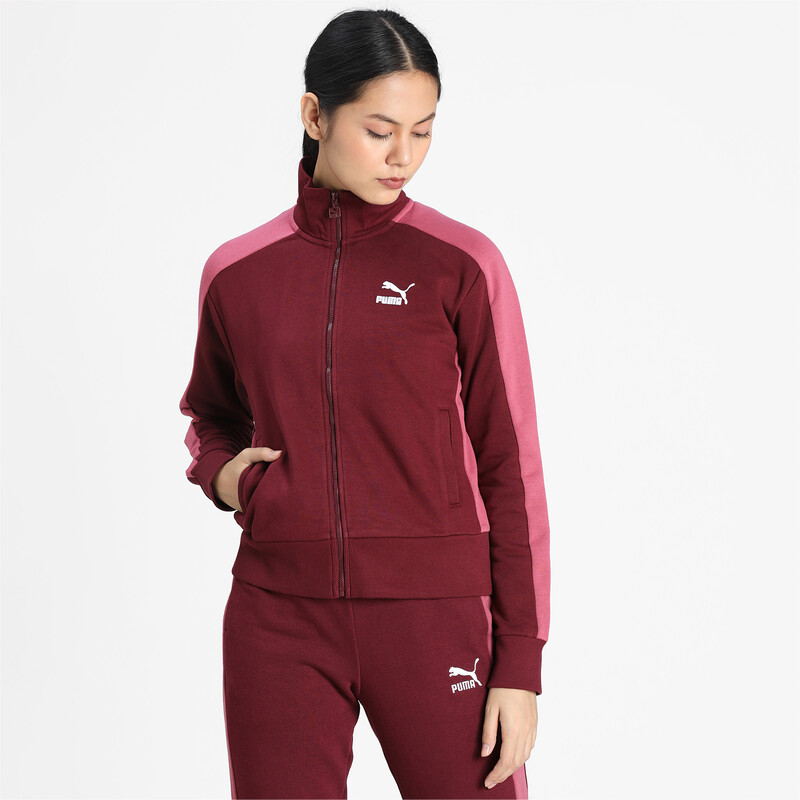 

Women's PUMA Classic T7 Track Jacket, Burgundy