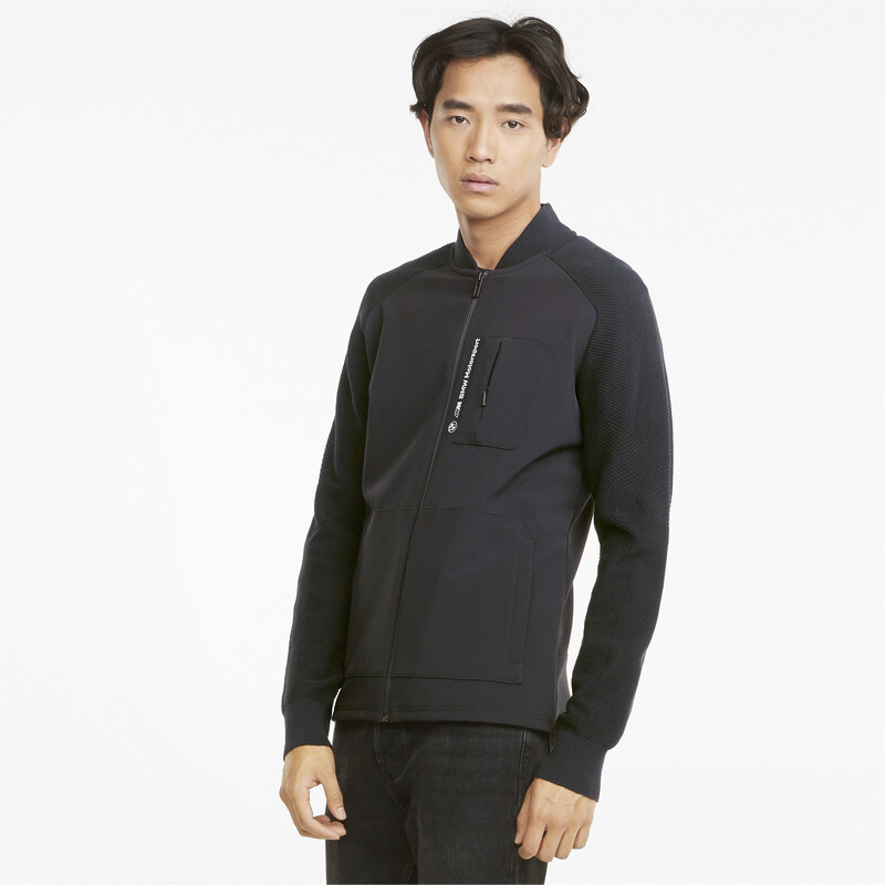 

Men's PUMA BMW M Motorsport evoKNIT Slim Fit Polo Jacket, Black