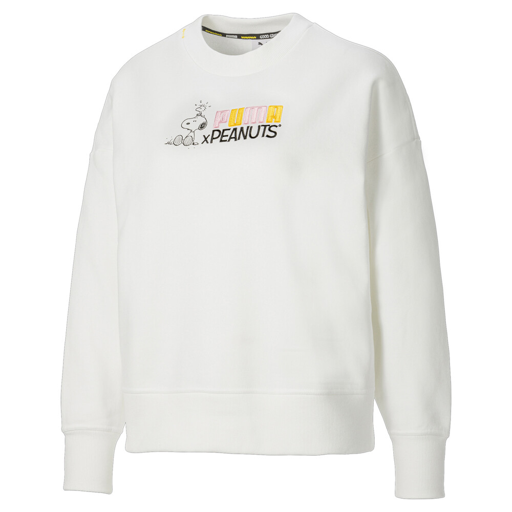 PUMA x PEANUTS Crew Neck Women's Sweatshirt | White - PUMA