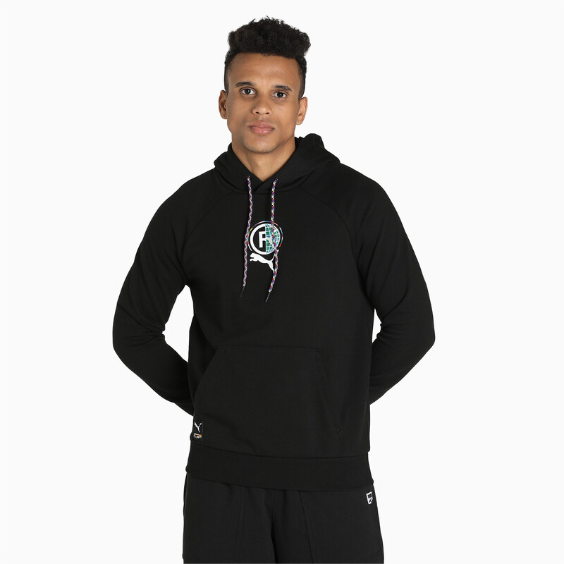 Men's PUMA INTL Graphic Hoodie, Black