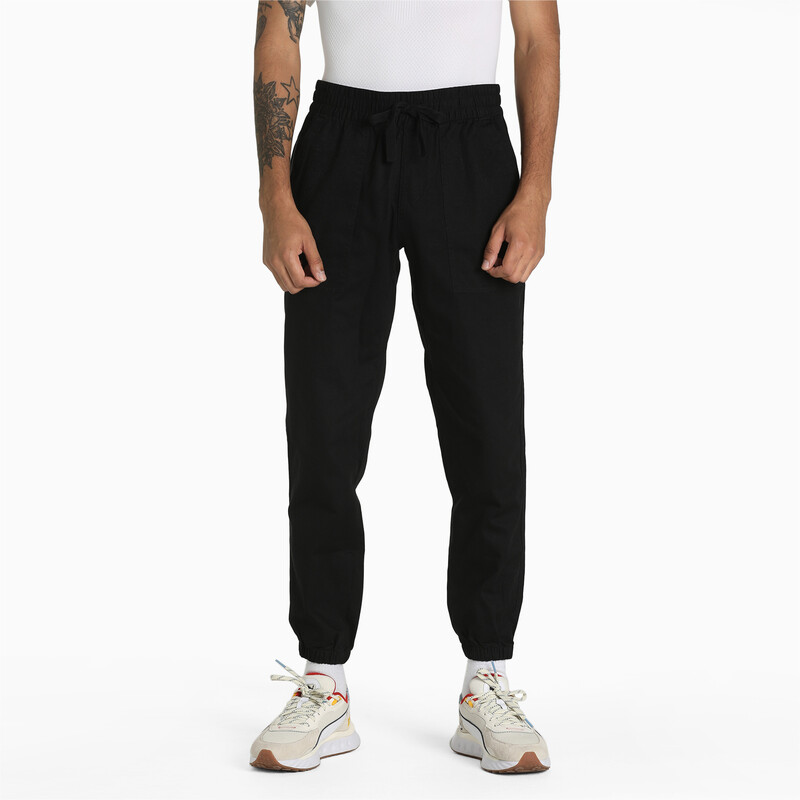 

Men's PUMA Downtown Twill Pants, Black