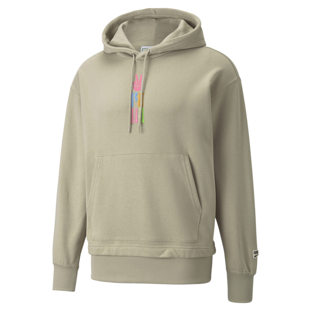 фото Толстовка downtown graphic french terry men's hoodie puma