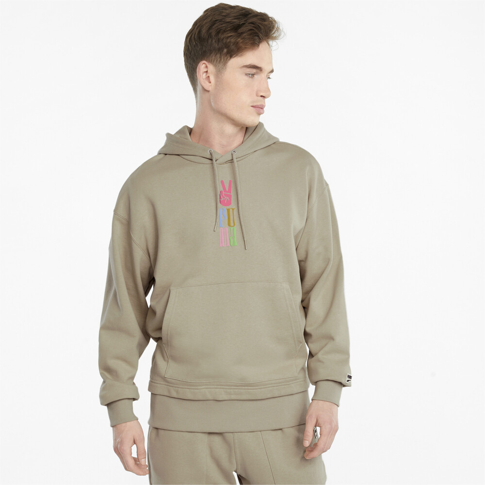 фото Толстовка downtown graphic french terry men's hoodie puma
