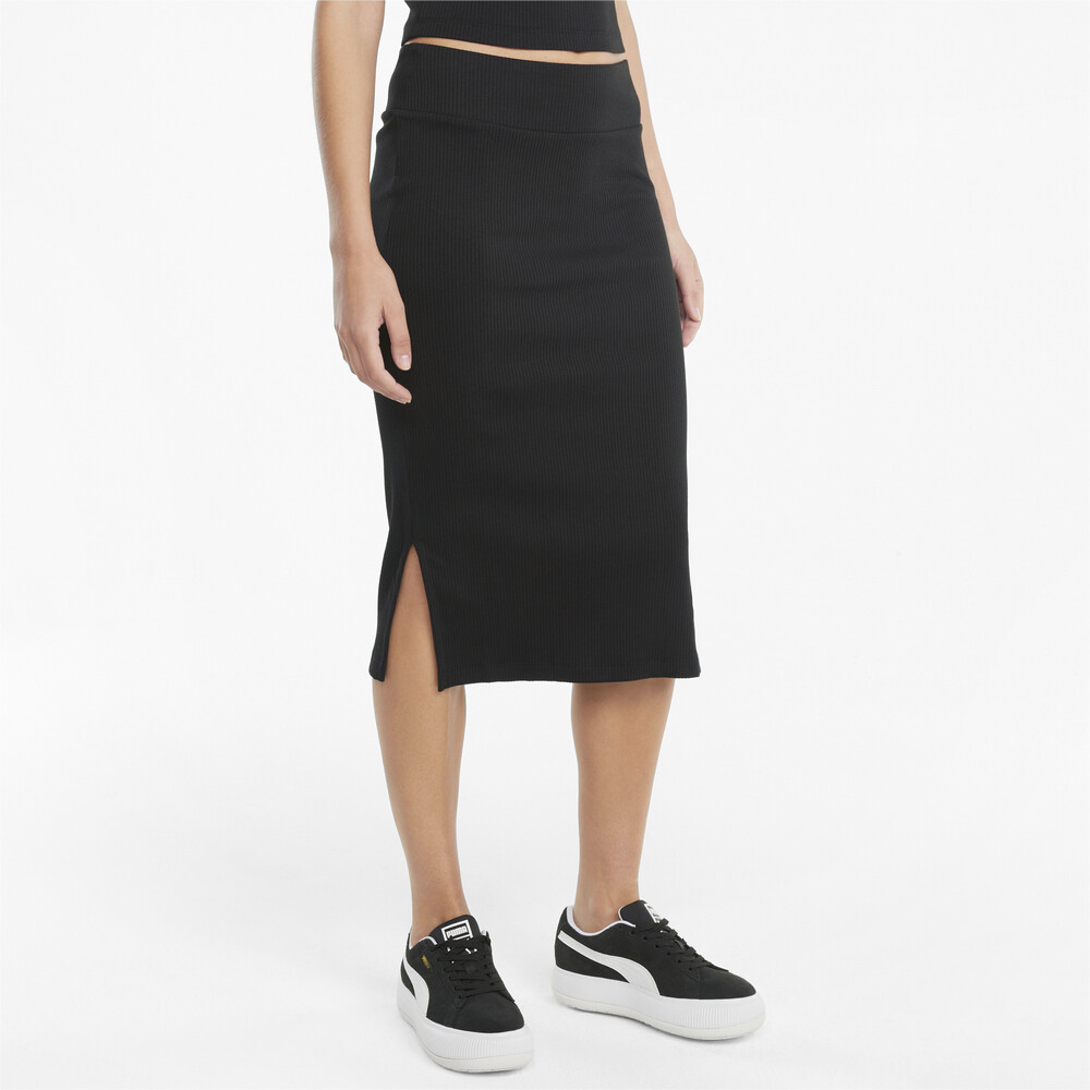 фото Юбка classics ribbed women's midi skirt puma