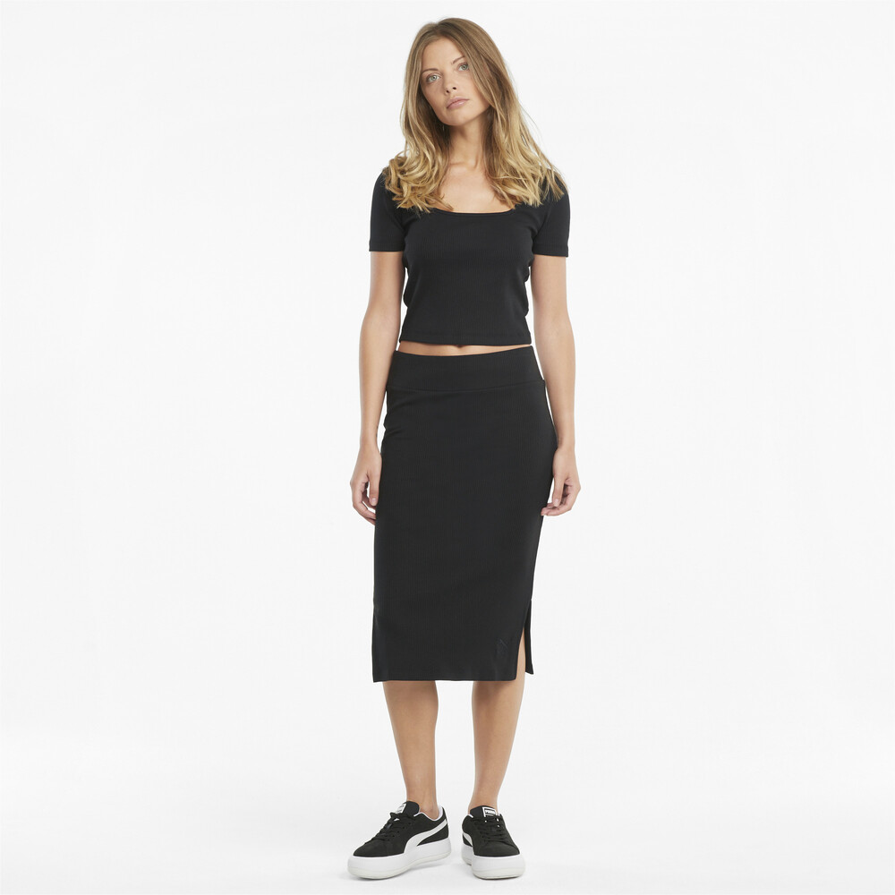 фото Юбка classics ribbed women's midi skirt puma