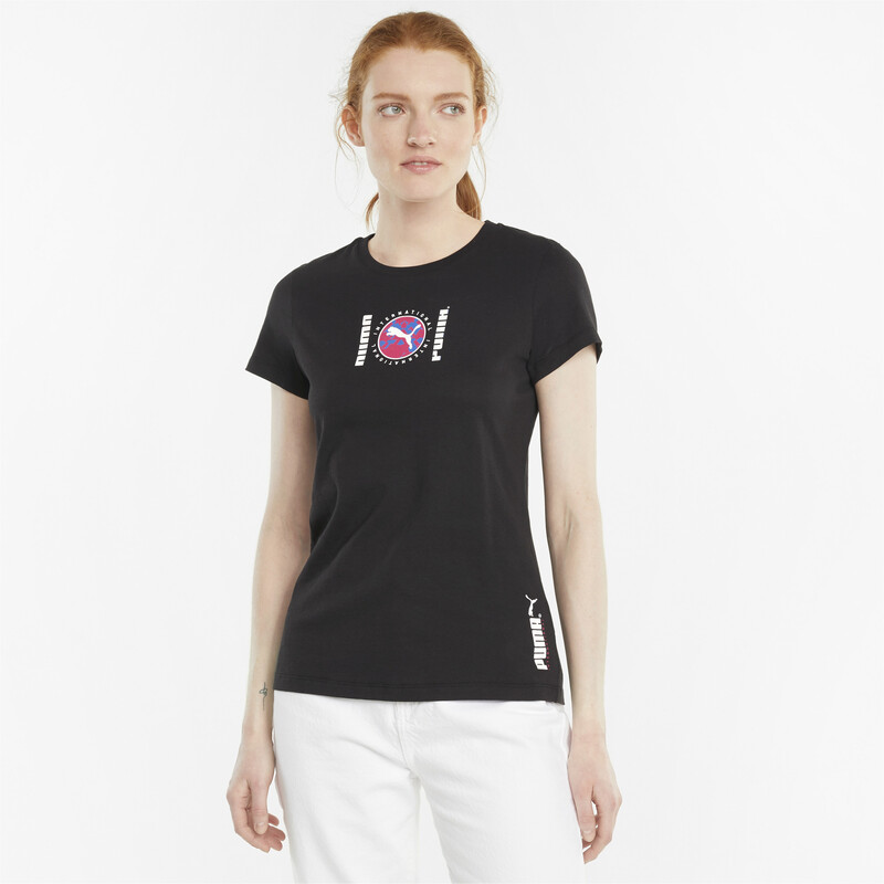 

Women's PUMA International Graphics T-Shirt, Black