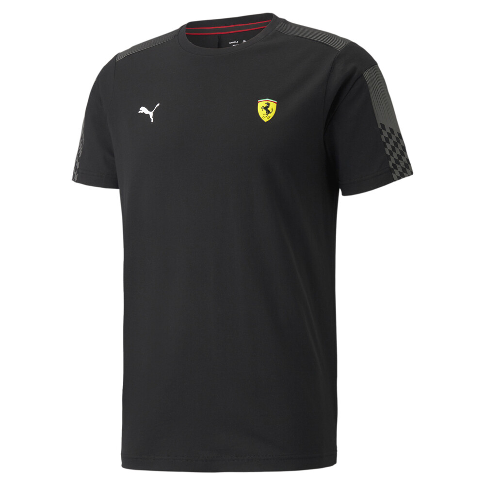 Scuderia Ferrari Race T7 Men's Tee | Black - PUMA