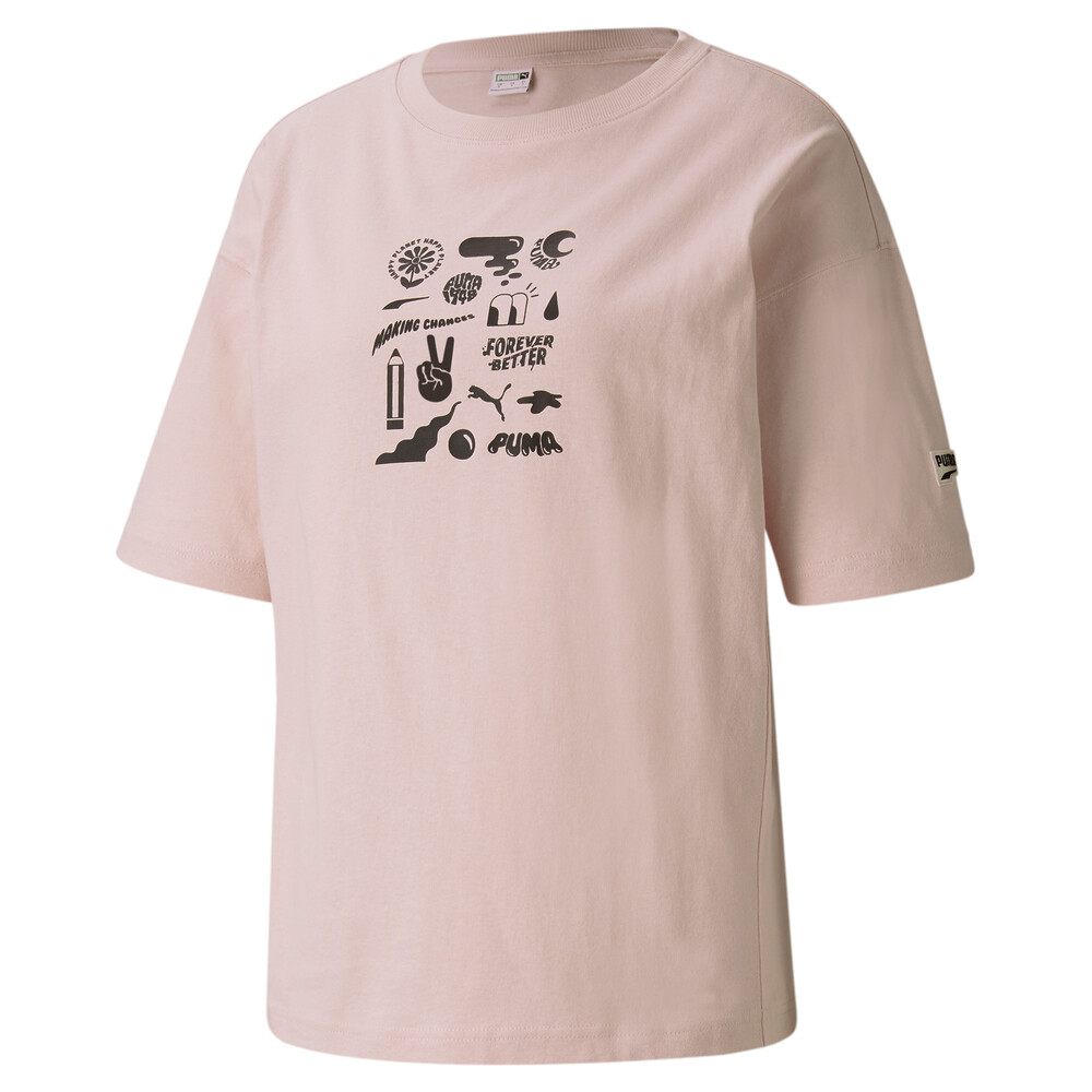 фото Футболка downtown graphic women's tee puma