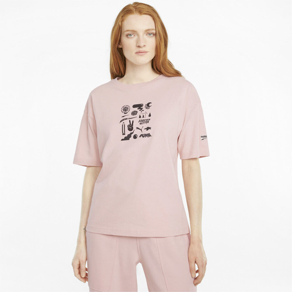фото Футболка downtown graphic women's tee puma