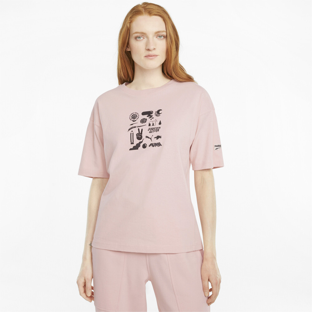 фото Футболка downtown graphic women's tee puma