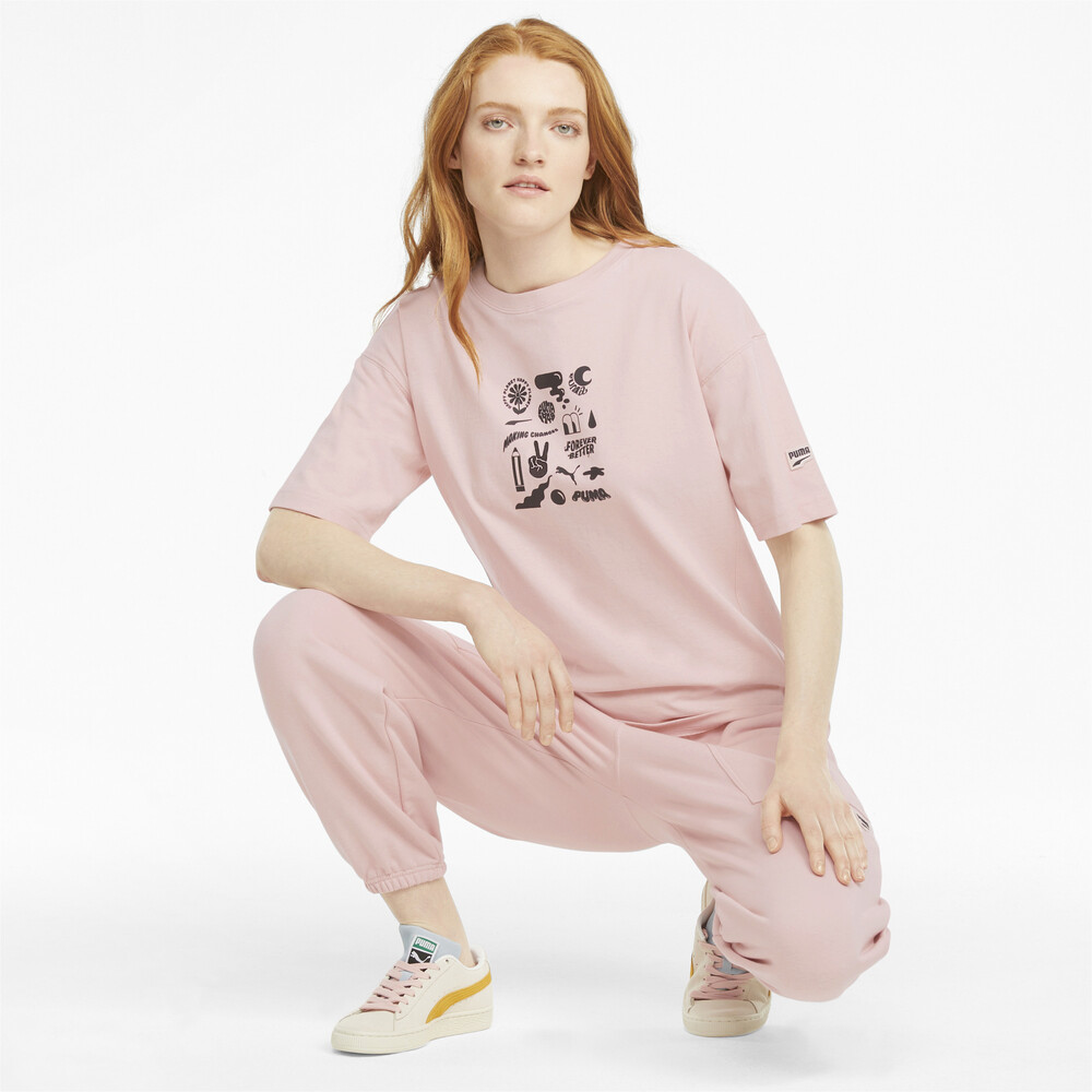 фото Футболка downtown graphic women's tee puma