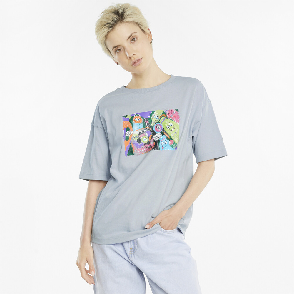 фото Футболка downtown graphic women's tee puma