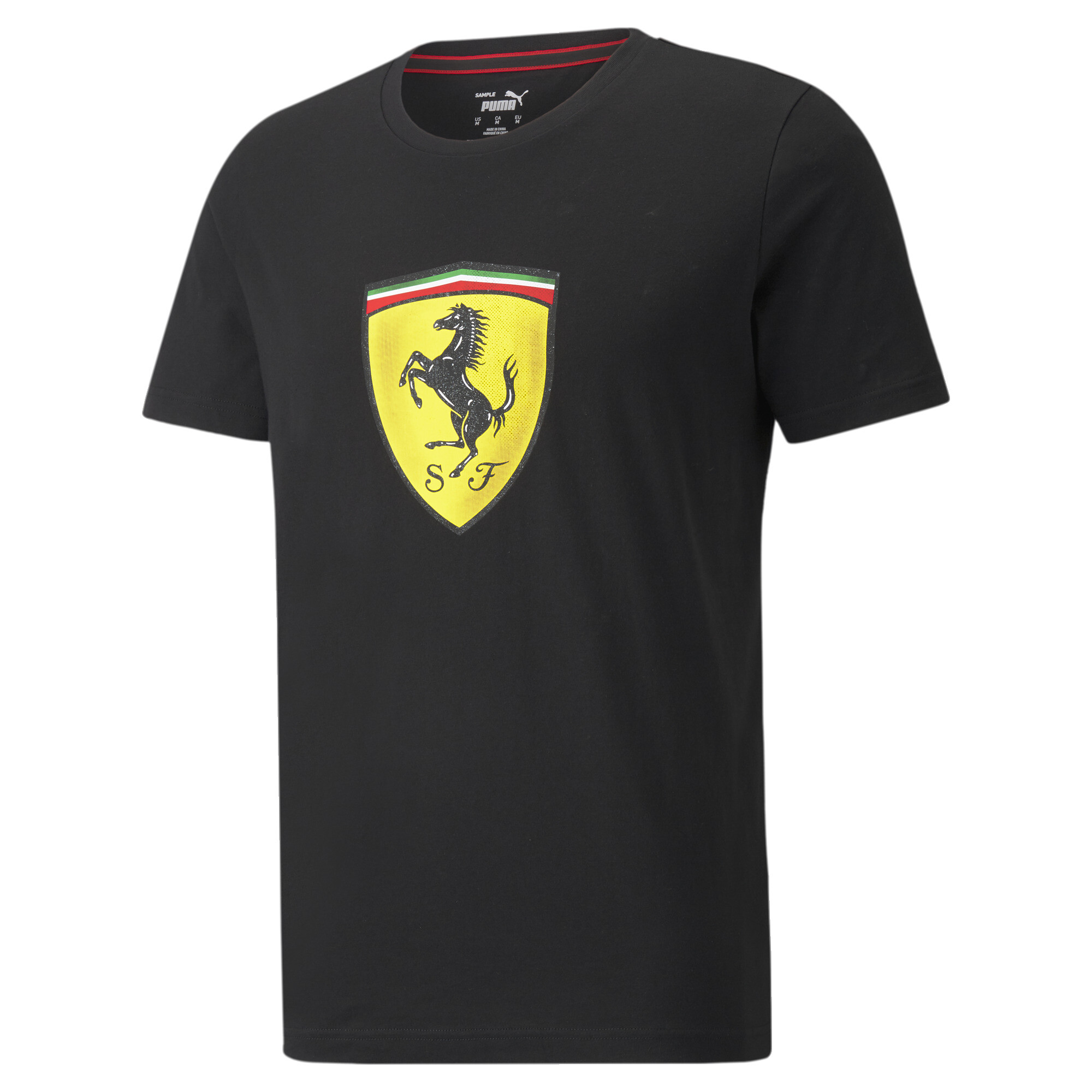 【プーマ公式通販】 プーマ フェラーリ レース カラー ビッグ シールド Tシャツ メンズ Puma Black ｜PUMA.com