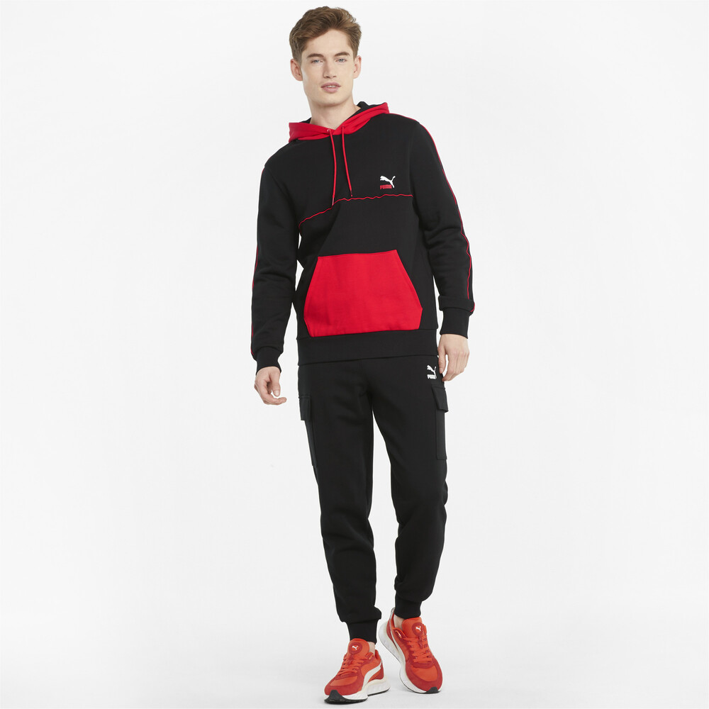 фото Толстовка clsx piped men's hoodie puma