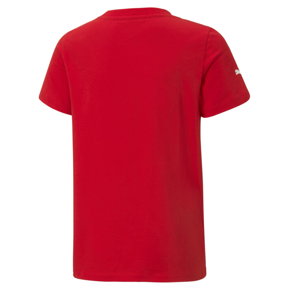 фото Детская футболка scuderia ferrari race chequered flag youth tee puma