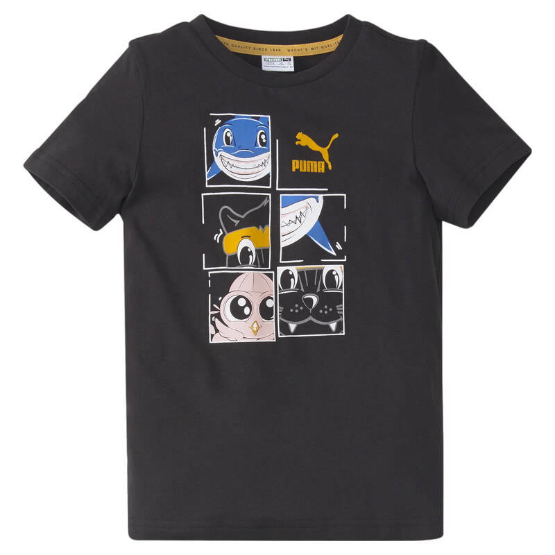 

PUMA LIL Kids' Regular Fit T-Shirt, Black