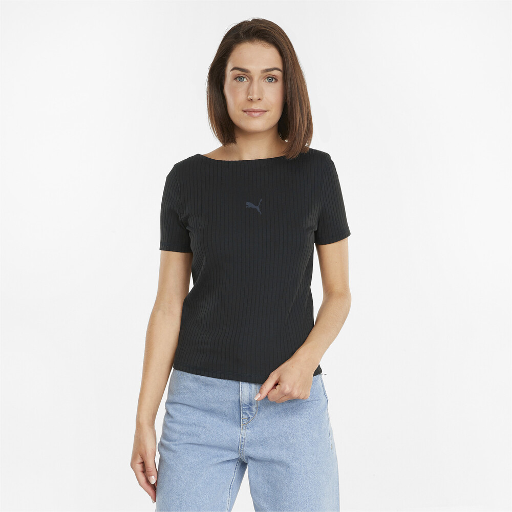 фото Футболка her ribbed slim women's tee puma